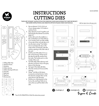 Studio Light SL Cutting Die Hug slider Essentials nr.930