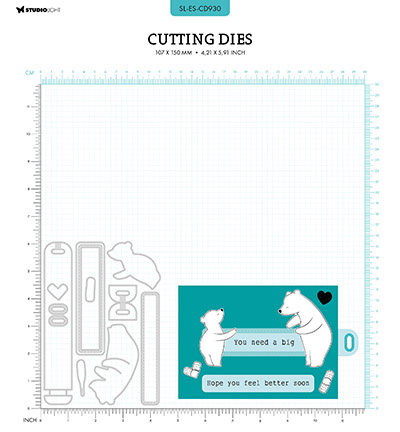 Studio Light SL Cutting Die Hug slider Essentials nr.930