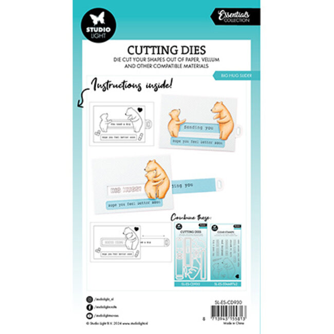 Studio Light SL Cutting Die Hug slider Essentials nr.930
