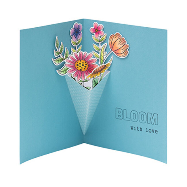 Studio Light SL Clear stamps Bouquet pop-up Essentials nr.760