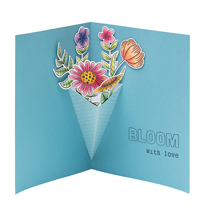 Studio Light SL Clear stamps Bouquet pop-up Essentials nr.760