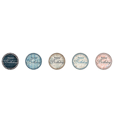 Studio Light SL ø30mm Stickers HAPPY BIRTHDAY Essentials nr.30