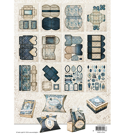 Studio Light SL DIY Giftboxes Paper pad Essentials nr.259