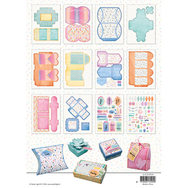 Studio Light SL DIY Giftboxes Paper pad Essentials nr.258