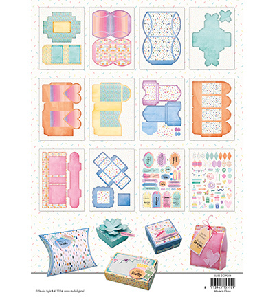 Studio Light SL DIY Giftboxes Paper pad Essentials nr.258
