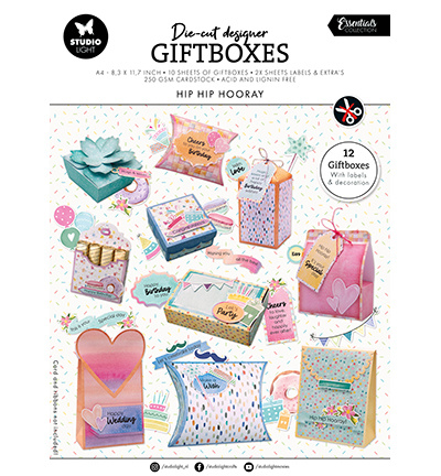 Studio Light SL DIY Giftboxes Paper pad Essentials nr.258