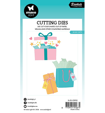 Studio Light SL Cutting Die B-day gifts Essentials nr.932
