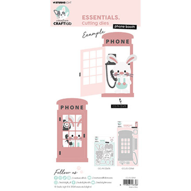 Studio Light - Creative Craftlab CCL Cutting Die Phone Booth Essentials nr.941