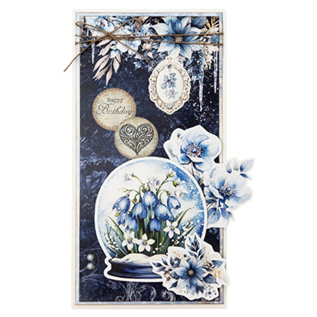 Studio Light SL Die-cut paper pad Paper elements Frozen Flowers nr.266