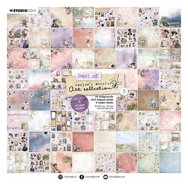 Studio Light JMA Mixed Paper Pad Best of - 3 Essentials nr.279