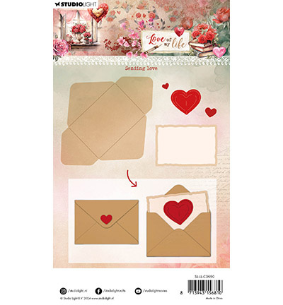 Studio Light SL Cutting Die Sending love Love of my life nr.950