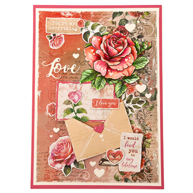 Studio Light SL Cutting Die Rose tag Love of my life nr.951