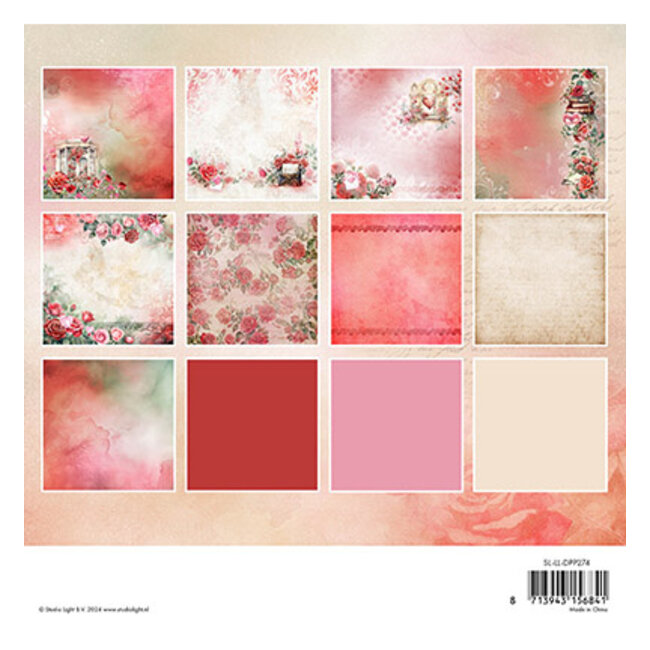 Studio Light SL Design paper pad Backgrounds Love of my life nr.274