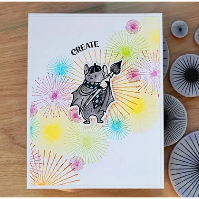 Ranger• Simon Hurley Ranger • Simon Hurley Create. Cling Mount Rubber Stamp Bursts