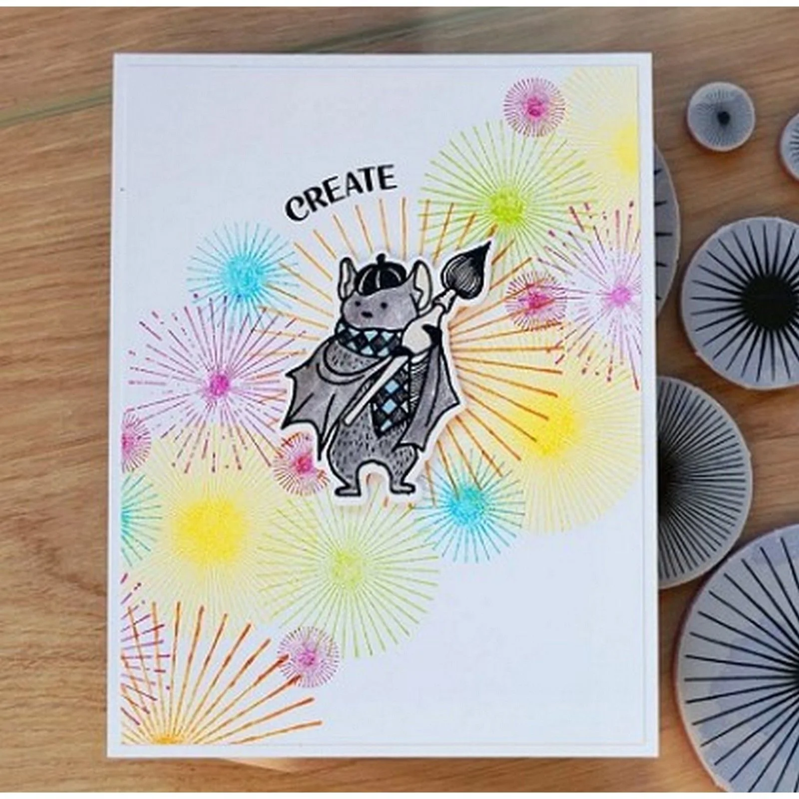 Ranger• Simon Hurley Ranger • Simon Hurley Create. Cling Mount Rubber Stamp Bursts