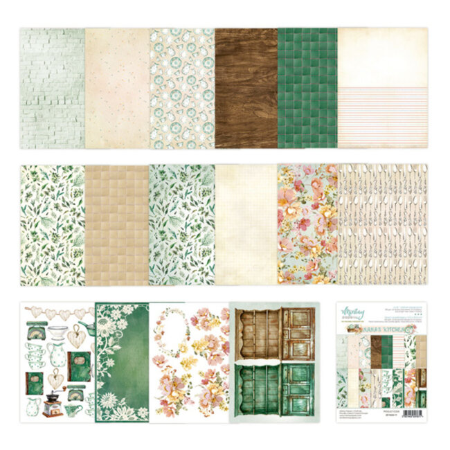 Mintay papers 6 X 8 ADD-ON PAPER PAD - NANA'S KITCHEN