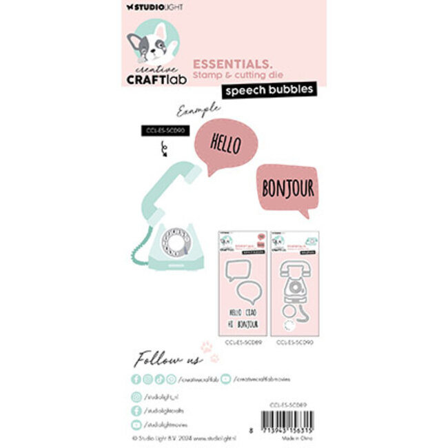 Studio Light - Creative Craftlab Speech Bubbles Essentials nr.89