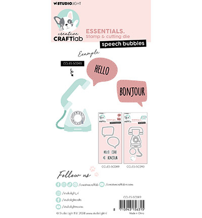 Studio Light - Creative Craftlab Speech Bubbles Essentials nr.89