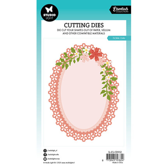 Studio Light SL Cutting Die Floral Oval Essentials nr.952