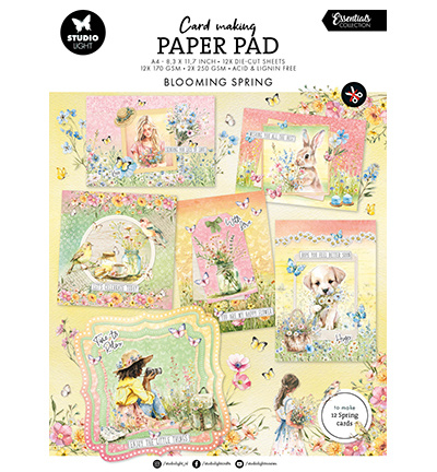 Studio Light SL Card Making Pad Blooming Spring Essentials nr.16