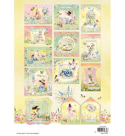 Studio Light SL Card Making Pad Blooming Spring Essentials nr.16