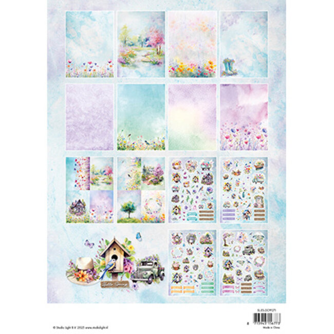 Studio Light SL Die-cut Designer Paper Pad Spring Serenade Essentials nr.271