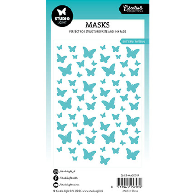 Studio Light SL Mask Butterflies Background Essentials nr.319