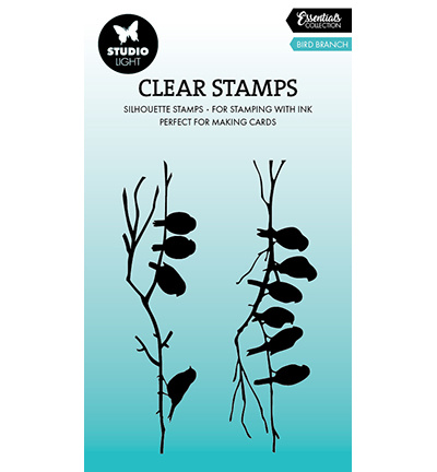 Studio Light SL Clear Stamp Bird branch Essentials nr.785
