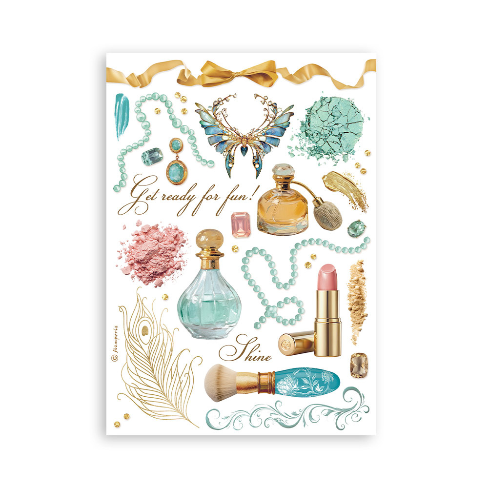 Stamperia Washi pad 8 sheets A5 - Masquerade