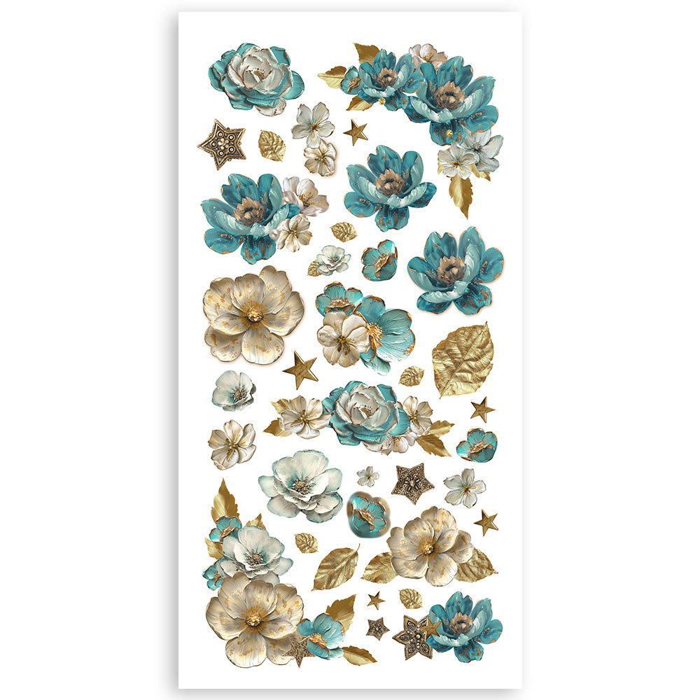 Stamperia Paper cut-outs 2 Double Face -  4 sheets cm. 15x30,5 - Masquerade