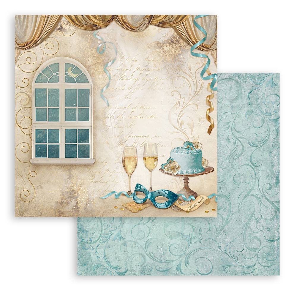 Stamperia Scrapbooking Double face sheet - Masquerade window