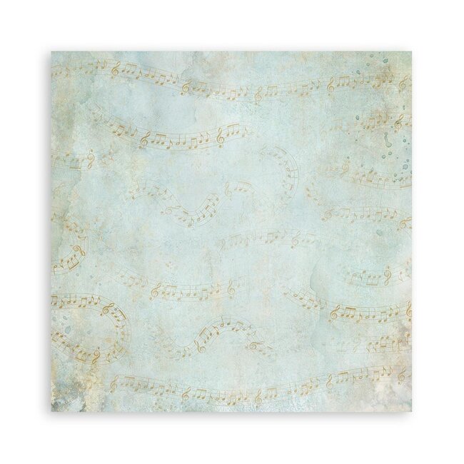 Stamperia Papierblok 30,5x30,5 cm - 22 vellen - Enkelzijdig - Masquerade