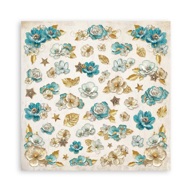 Stamperia Papierblok 30,5x30,5 cm - 22 vellen - Enkelzijdig - Masquerade