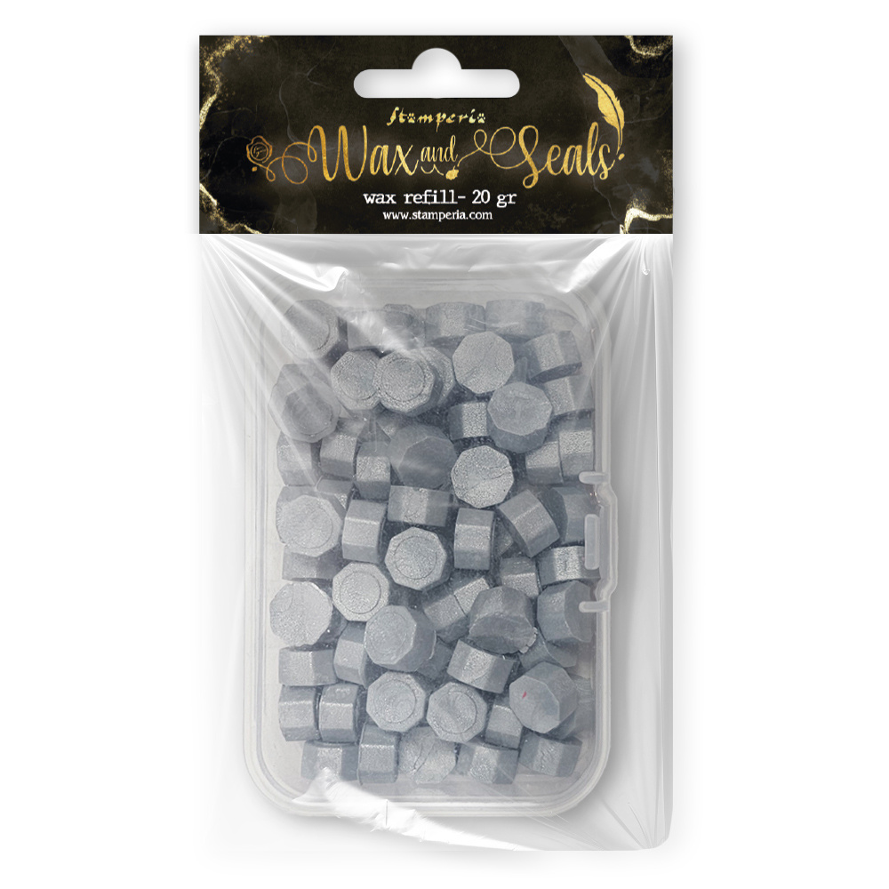 Stamperia Wax Refill gr 20 - Light silver