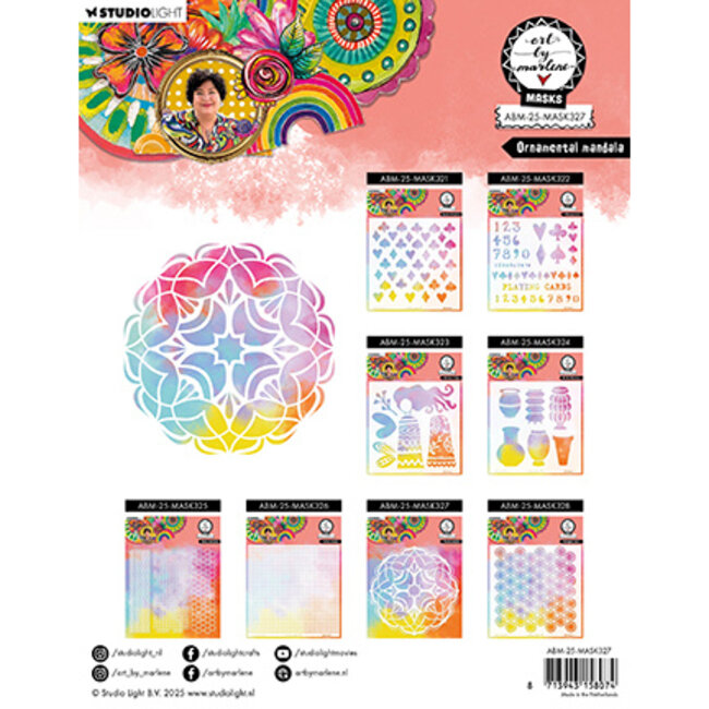 Studio Light ABM Mask Ornamental Mandala Art By Marlene nr.327