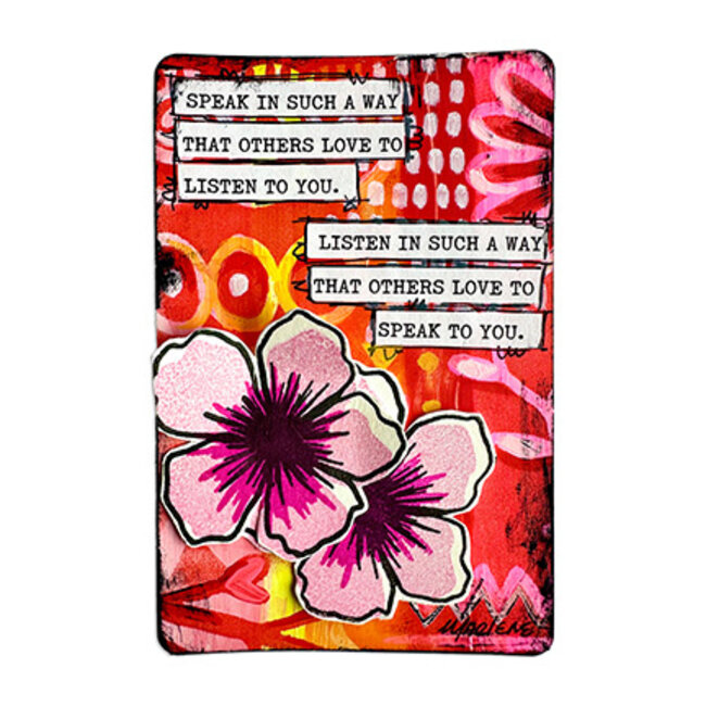 Studio Light ABM Clear Stamp Layered Flowers Art By Marlene nr.778