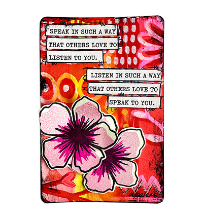 Studio Light ABM Clear Stamp Layered Flowers Art By Marlene nr.778