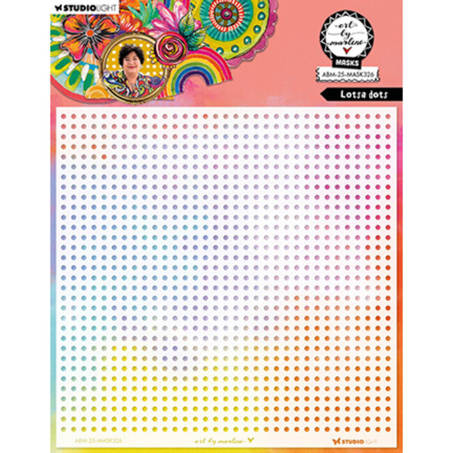 Studio Light ABM Mask Lotsa Dots Art By Marlene nr.326