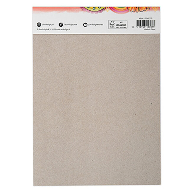 Studio Light ABM Design Paper Pad Multicolor Art By Marlene nr.278