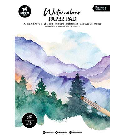 Studio Light SL Paper Pad Watercolour Consumables nr.280