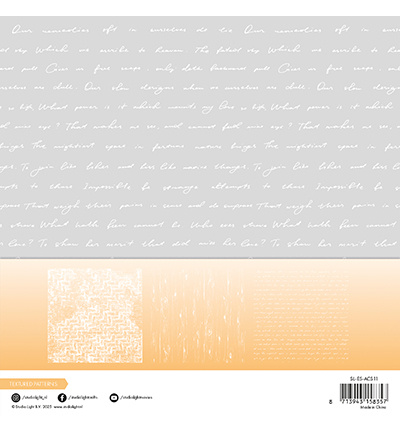 Studio Light SL Acetate sheets Textured Patterns Essentials nr.11