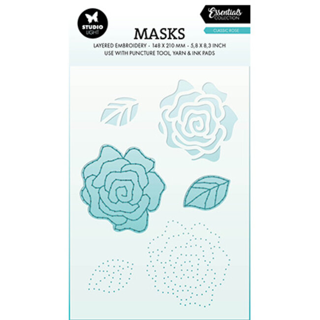 Studio Light SL Mask Embroidery, Classic Rose Essentials nr.345