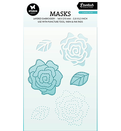Studio Light SL Mask Embroidery, Classic Rose Essentials nr.345