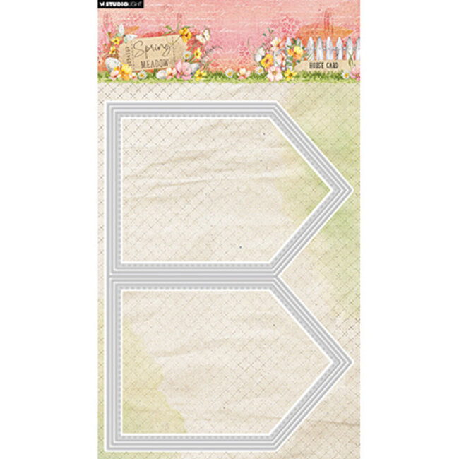 Studio Light SL Cutting Die House Card Spring Meadow nr.947