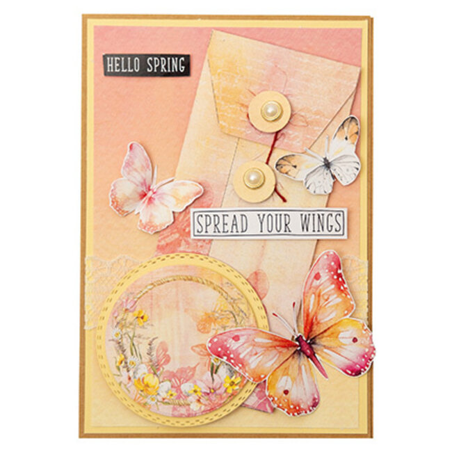Studio Light SL Die-cut Paper Pad Paper Elements Spring Meadow nr.268