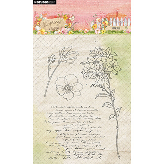 Studio Light SL Clear Stamp Florals Spring Meadow nr.773