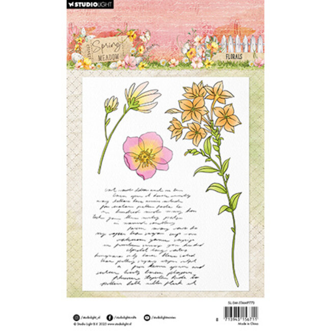 Studio Light SL Clear Stamp Florals Spring Meadow nr.773