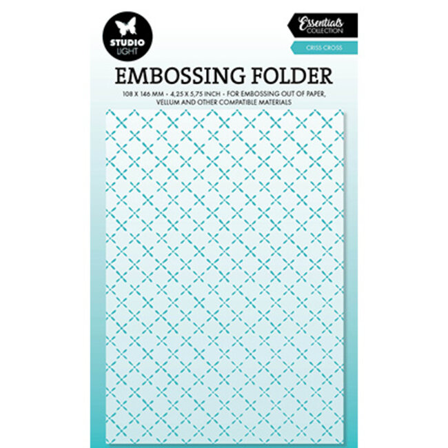 Studio Light SL Embossing Folders Criss Cross Essentials nr.27