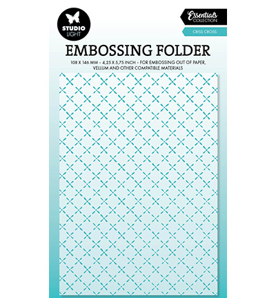 Studio Light SL Embossing Folders Criss Cross Essentials nr.27