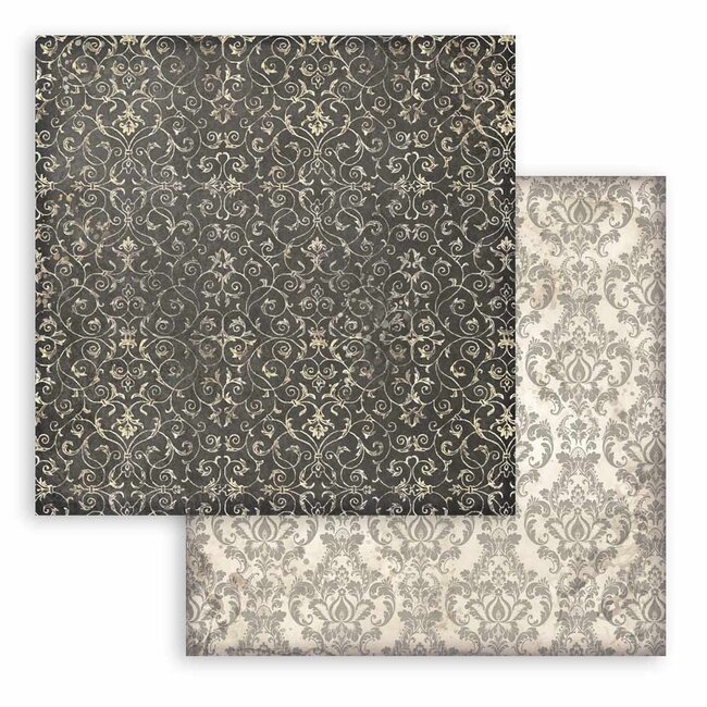 Stamperia Papierblok 20,3x20,3 cm - 10 vellen -  Backgrounds Selection - Master of Magic